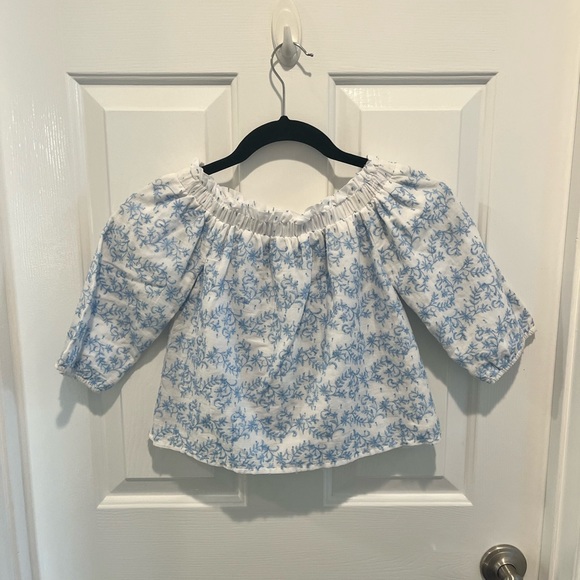 Mi Ami Crop Blouse Top Size XXS - Picture 2 of 3